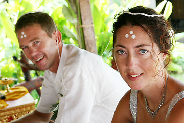 Image showing Bride and groom