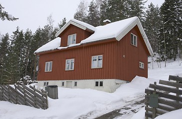 Image showing House in the winter. 