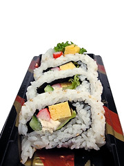 Image showing California rolls