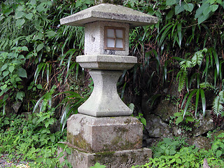 Image showing Japanese Stone lantern