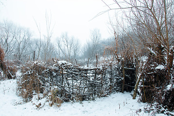 Image showing Rural winter landscape