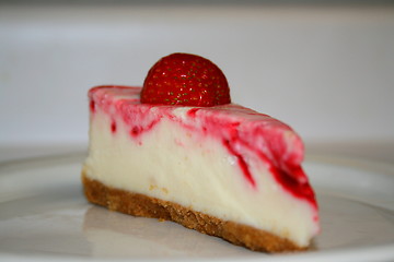 Image showing Strawberry Cheesecake