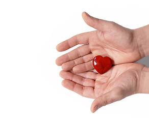 Image showing Give heart