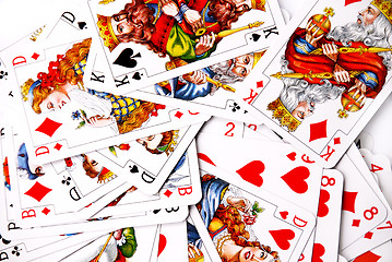 Image showing Various playing cards