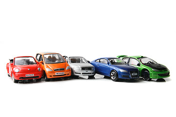 Image showing color car toys