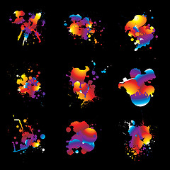 Image showing rainbow splat nine