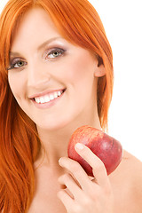 Image showing red apple