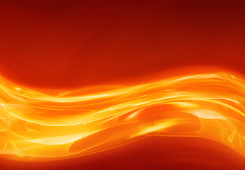 Image showing abstract flowing lava