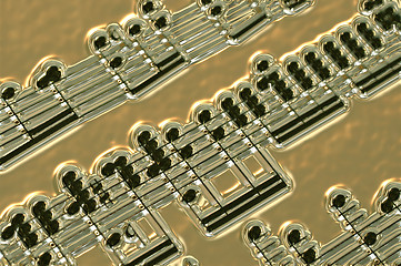 Image showing music notes in gold