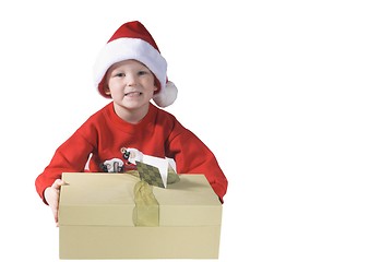 Image showing santa boy