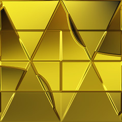 Image showing geometric gold