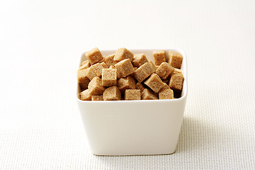 Image showing brown sugar cubes