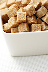 Image showing brown sugar cubes