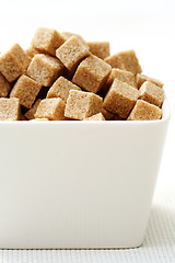 Image showing brown sugar cubes