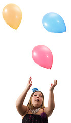 Image showing Flying Balloons