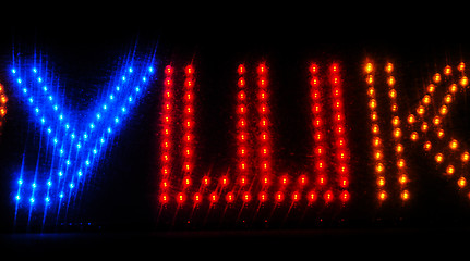 Image showing Colour LED Lights