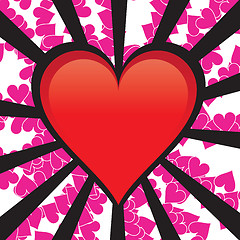 Image showing Heart Background