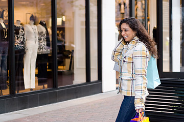 Image showing Pretty Girl Shopping