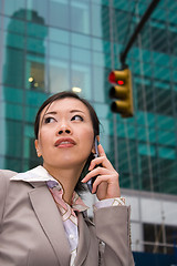 Image showing Business Woman In The City
