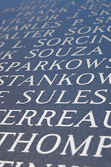 Image showing Engraved Letters