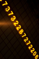 Image showing Digital Glowing Numbers