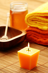 Image showing honey spa