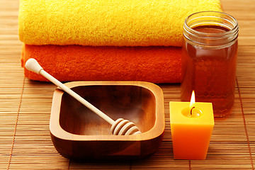 Image showing honey spa