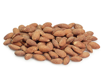 Image showing Salted almonds