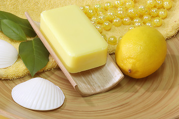 Image showing Lemon soap