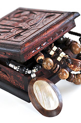 Image showing Wooden jewelry box