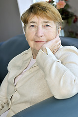 Image showing Elderly woman