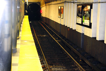 Image showing Subway track