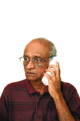 Image showing Making a call