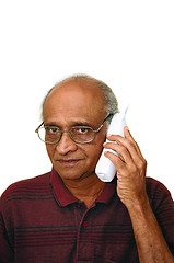 Image showing Making a call