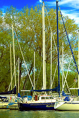 Image showing Fishing boats