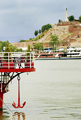 Image showing Belgrade view from river