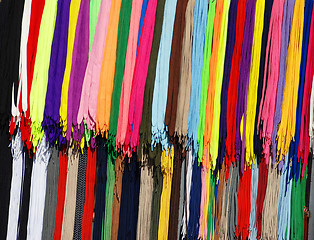 Image showing Many-colored laces