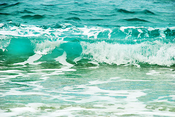 Image showing Turquoise wave