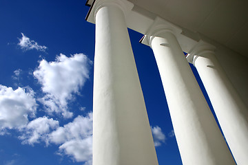 Image showing White columns