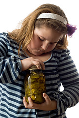 Image showing Child Opening Jar