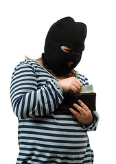 Image showing Child Stealing Money Concept