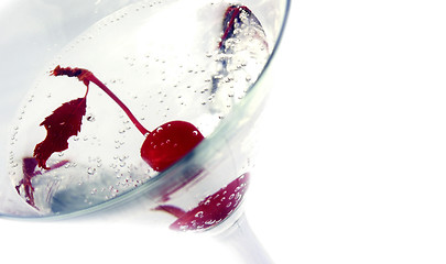 Image showing cherry martini