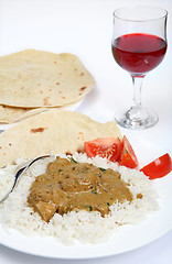 Image showing Chicken korma curry