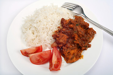Image showing Butter chicken curry horizontal