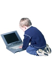 Image showing laptop boy