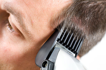 Image showing Head shaving