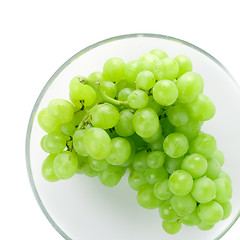 Image showing green grapes