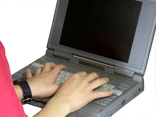 Image showing typing