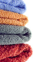 Image showing colorful towels