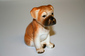 Image showing Boxer Puppy Figurine